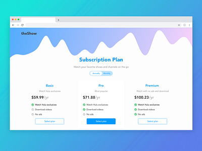 Membership Pricing adobexd design membership pricing plans ui ux web webdesign xddailychallenge