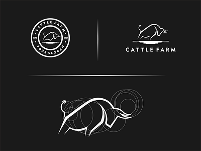 Cattle farm logo design 3d abstract animation designer digitalart drawing graphic graphic design icondesign illustration logo logoinspiration logomaker modern motion graphics photoshop typography vector vectorillustration vektor