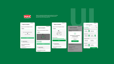 UI-App Max app branding card design figma graphic design logo ui user user interface