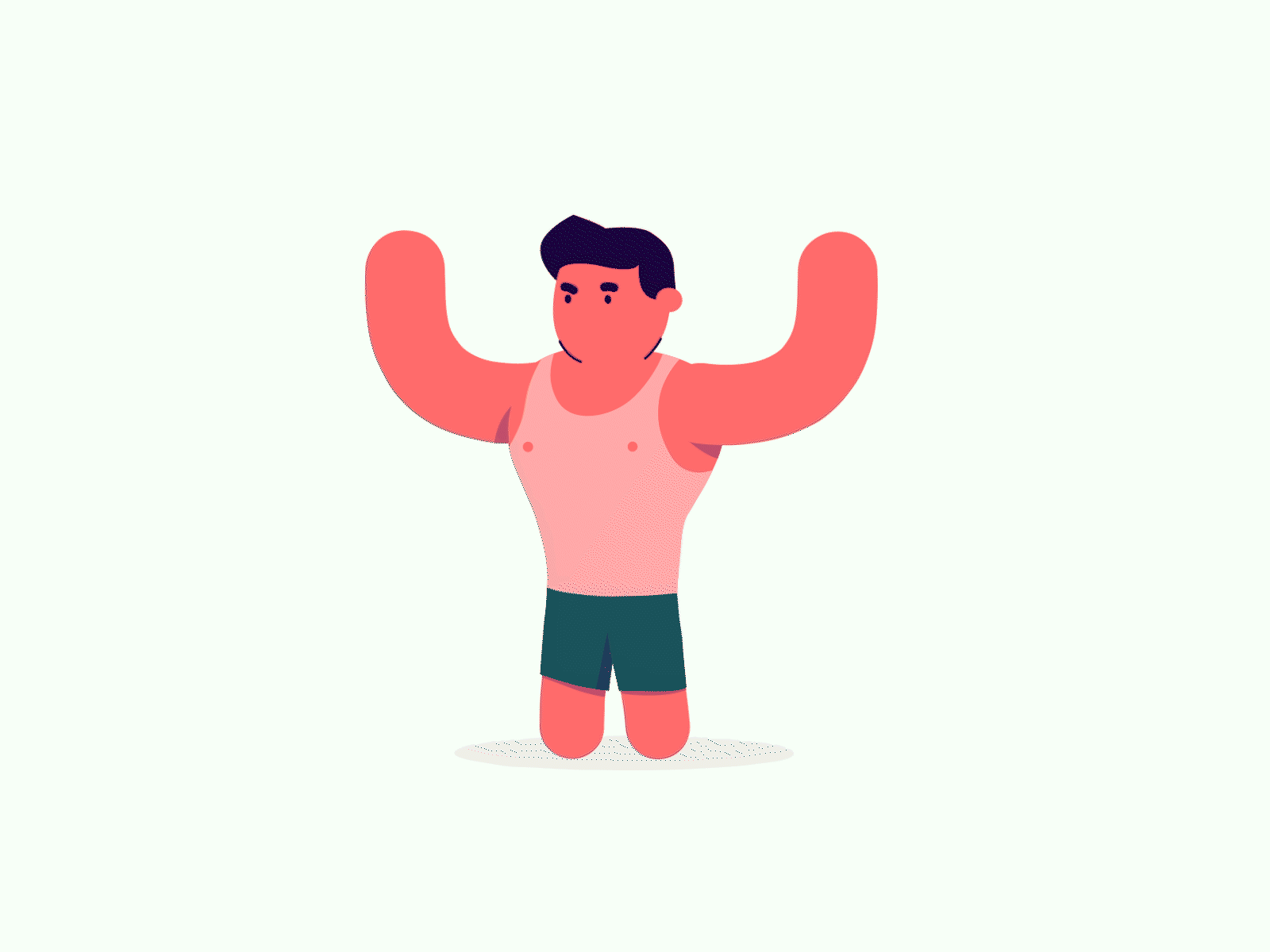 Good bye Summer animation character character design design digital digital art flat illustration motion motion graphics vector