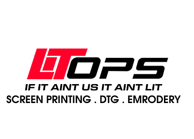 LIT OPS branding branding and identity buisnesslogo corporate identity design graphicdesign illustration logo