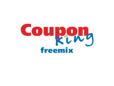 Coupon king Freemix branding branding and identity buisnesslogo corporate identity
