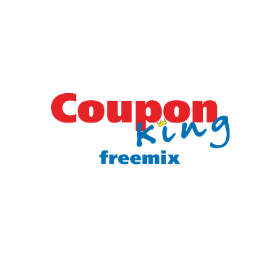 Coupon king Freemix branding branding and identity buisnesslogo corporate identity