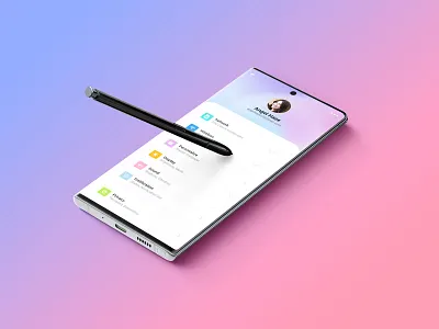Setting UI app design graphic design ui ux