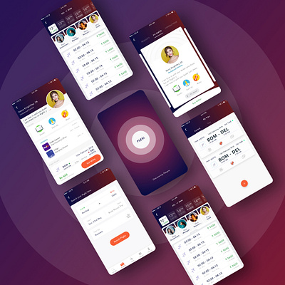 Flexi App adobe xd after effects app design illustration mobile