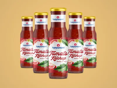 Tomato Ketchup Label Design branding brandingagency creative creative agency design design agency food illustration packaging