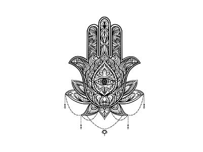 Hamsa Hand Aesthetic Tattoo art cute tatoo design illustration old school tattoo tatoo tattoo designs