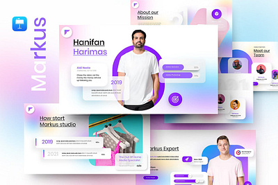 Markus Presentation Template clean colorful company corporate google slides keynote modern multipurpose multipurpose template photography pitch deck portfolio powerpoint presentation studio template unique web design web development website