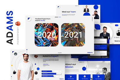 Adams Presentation Template clean colorful company corporate design keynote modern multipurpose multipurpose template photography pitch deck portfolio powerpoint presentation studio template unique web design web development website