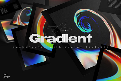 90 Gradient Backgrounds abstract aesthetic background backgrounds blur blurry design glow gradient grain grainy illustration iridescent logo noise noisy retro texture textures vibrant