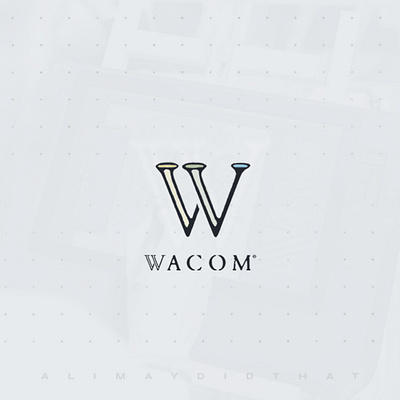 Wacom • Logo Redesign alimaydidthat branding branding and identity branding identity design graphic design icon illustrator logo logo design logo designer logo inspiration logo presentation logo redesign logotype photoshop rebranding redesign wacom