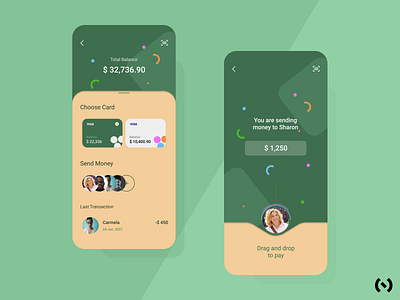 Money Transfer App android app design clean colors design dribbble dribbble best shot finance fintech fintech app graphic design ios minimal payment payment app ui ui design uiux uiux design ux