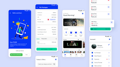 TellyOn - Subscriber Application app design icon ui ux