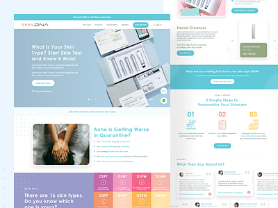 My Archived Design Edition - 2 (ERHA) beauty beauty product dailyuiux design inspiration medical medical website skin skin care ui uiux ux web design website website design