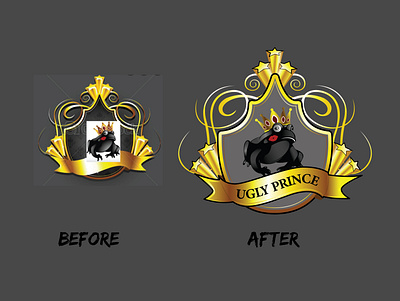 UGLY PRINCE RECREATION branding design graphic design illustration lineart logo recreate ui vector vectorart