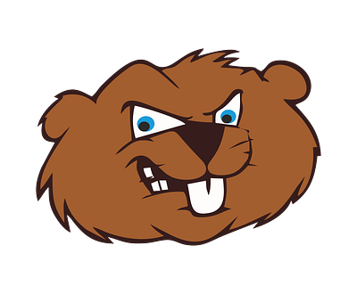 Beaver Face Vector 3d game illustration graphic design illustrator png