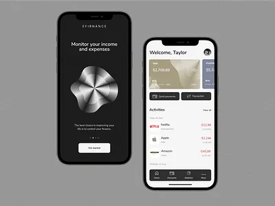 Mobile online banking solution for financial activity app design banking app banking card credit card dashboard debit financial app fintech app mobile app mobile design money app personal finance ui mobile user experience user interface ux mobile wallet web design