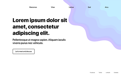 Love for Contours: Design 03 colourful contour minimalistic organic web design