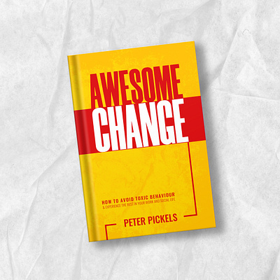 Awsome Change Book Cover book book cover book cover design book designer cover design design designbook texture book cover