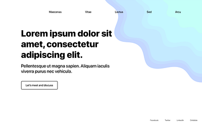 Love for Contours: Design 02 colourful contour minimalistic organic web design