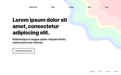 Love for Contours: Design 04 colourful contour minimalistic organic web design