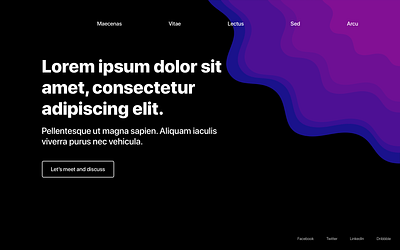 Love for Contours: Design 05 colourful contour minimalistic organic web design