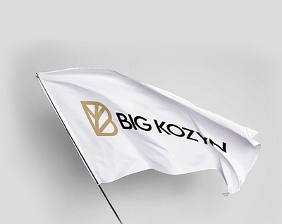 Big Kozyn branding graphic design illustration logo typography брендбук дизайн лого логотип маркетинг мокап реклама флаг