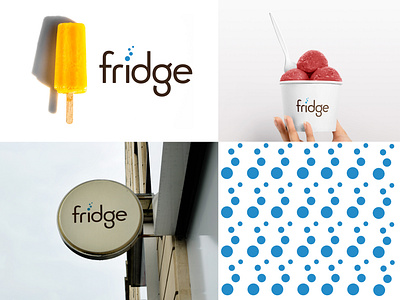 Mock-ups and Pattern design for Fridge brand identity branding creative logo graphic designer ice cream logo logo design logo designer logo designs logo mockup mockup design simple logo