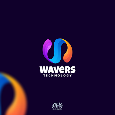 Wave Logo aplication app branding color colorful coreldraw design forsale good illustration ilustrator logo new nice trending ui wave wavelogo