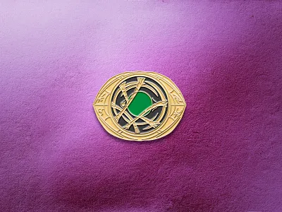 Eye of Agamotto Enamel Pin badge disney doctor strange dr strange enamel pin geometric icon design iconography marvel marvel comics marvel studios pin pin design pins sorcerer supreme vector what if
