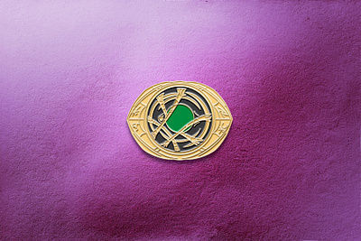 Eye of Agamotto Enamel Pin badge disney doctor strange dr strange enamel pin geometric icon design iconography marvel marvel comics marvel studios pin pin design pins sorcerer supreme vector what if