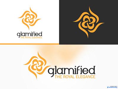 GLAMIFIED - [FOR SALE] beauty brand brand design brand identity branding company logo hotel logo icon logo logo design logo for sale logotype love mark salon spa symbol unique logo visual branding visual identity