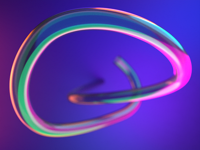 0003 - Tubes and Lights - 0003 - Smoooooth curves 3d abstract animation art blender blender3d branding colorful cyclelsrender cycles design eyecandy illustration logo minimalism motion design motion graphics ui