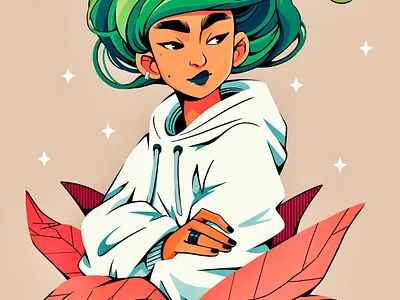 Hoodie design digital art digitalart drawing illustration painting procreate procreateapp