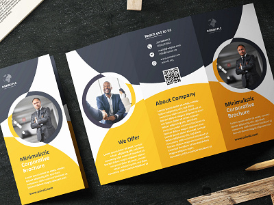 Minimalistic Corporate Brochure advertising brochure design brochure designing brochures corporate corporate designs graphic design graphic designing minimal minimalistic mnc