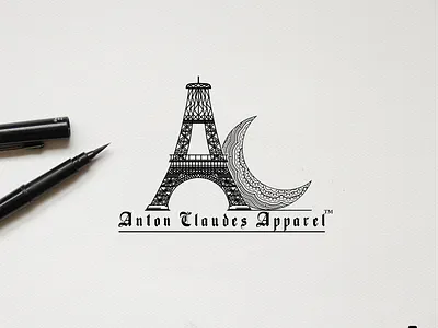 ANTON CLAUDES APPREL branding design graphic design logo logo design logoawesome logodesign logoinspiration minimal vector