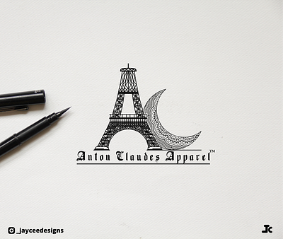 ANTON CLAUDES APPREL branding design graphic design logo logo design logoawesome logodesign logoinspiration minimal vector