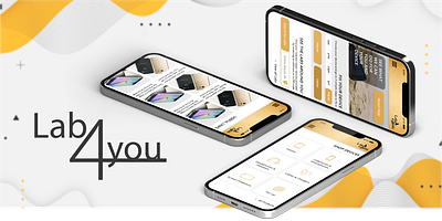 Application development for Lab4you app application application development design mobile onlineshop shop ui ux web