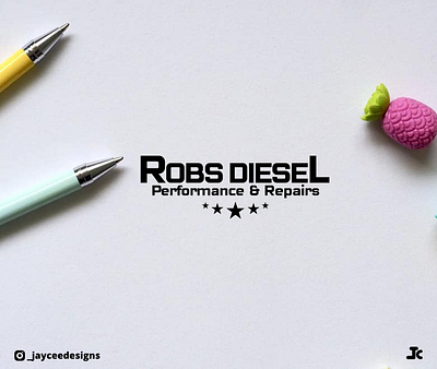 ROBS DIESEL branding design graphic design illustration logo logo design minimal vector