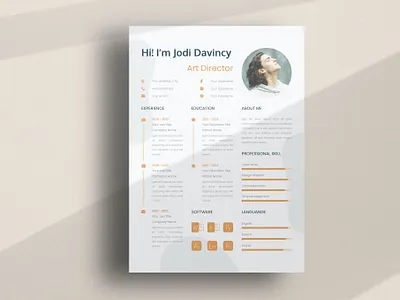 CV Template clean corporate cover cover letter cv cv design cv template design graphic design illustration jobs letter logo minimalist modern motion graphics portfolio resume resume design resume template