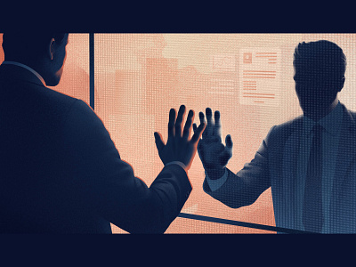Automated Decision-Making ai editorial illustration podcast publishing