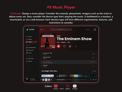 Music Player | #dailyui #009 dailyui design graphic design illustration music player music player daily ui music player design music player web page ui ui ux ui ux design ux design