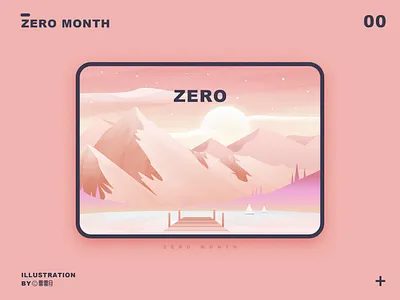 粉色调 illustration