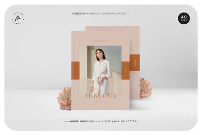 Rebecca Fashion Lookbook Catalog catalog clean design fashion graphic design illustration indesign logo lookbook magazine motion graphics print printable template