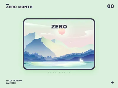 绿色调 illustration