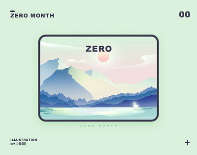 绿色调 illustration