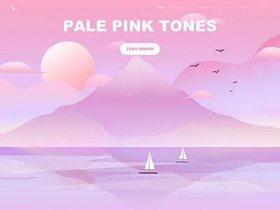 浅粉色 illustration