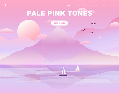 浅粉色 illustration