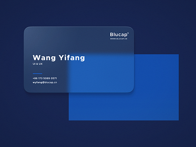 Frosted textured business cards business cards