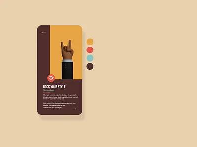 Rock your style! design graphic design prototype ui ui design